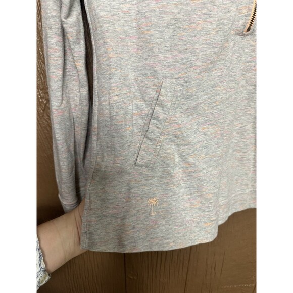 Lilly Pulitzer Women's 3/4 Zip Skipper‎ Pullover "Sunny State of Mind"  Size M - Picture 5 of 6